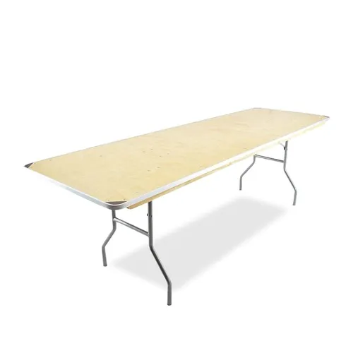 Heavy Duty Birchwood Folding Banquet Table - 8' x 30'