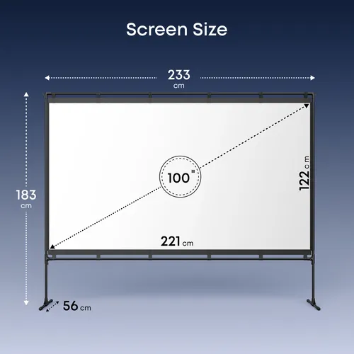 Nebula 100 Inch Projector Screen