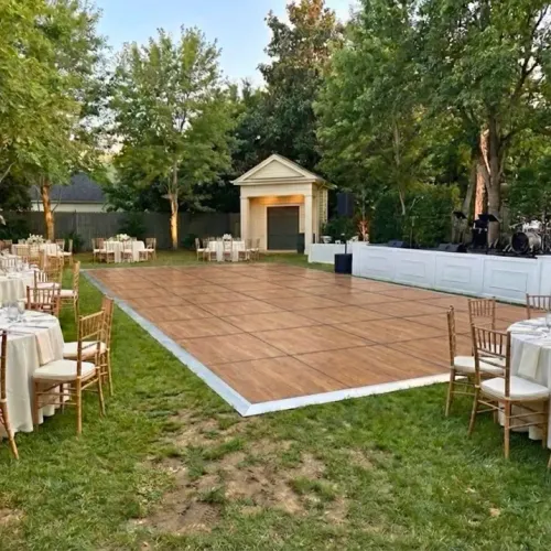 12' × 12' Rustic New England Plank Dance Floor