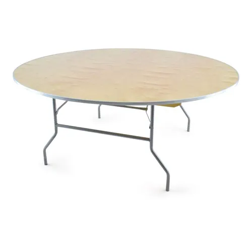 Round Birchwood Table 60In 
