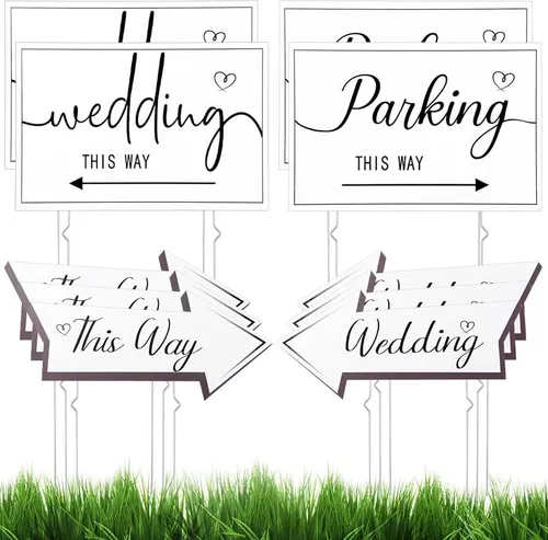 Wedding Directional Sign Set