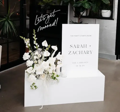 Wedding Seating Chart Stand