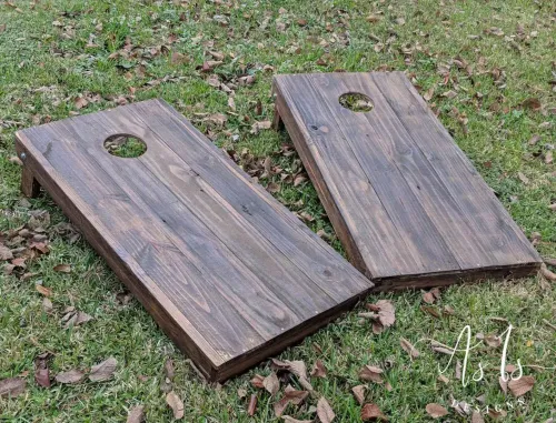 Rustic Cornhole Set