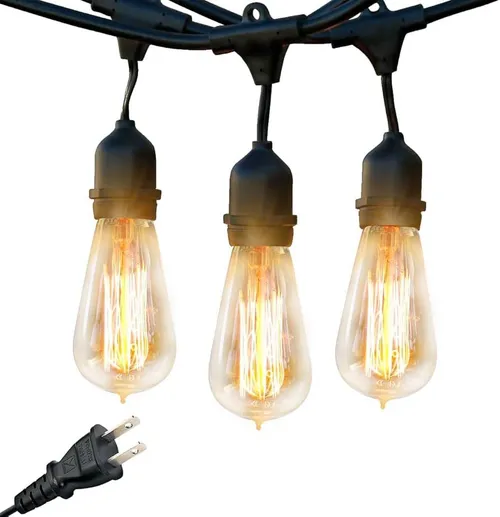 48' Bistro String Lights (Warm White)