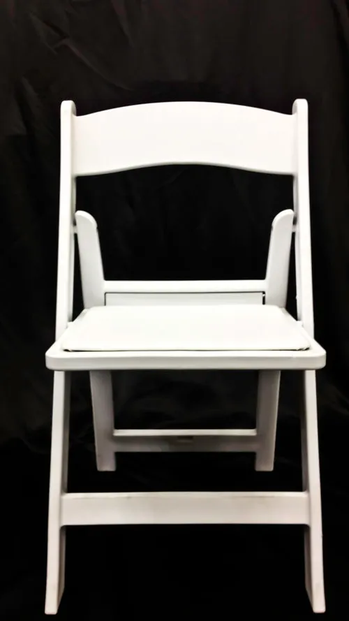 White Garden Folding Chair