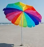 Beach Umbrella 8' Self Anchoring