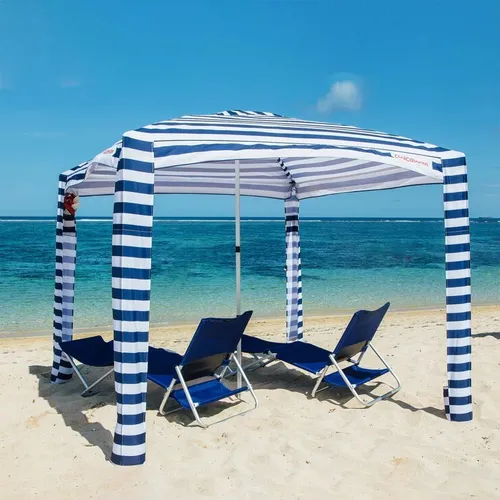 Crystal Coast Beach Chair & Shade Setup – 2 Chairs with Professional Service