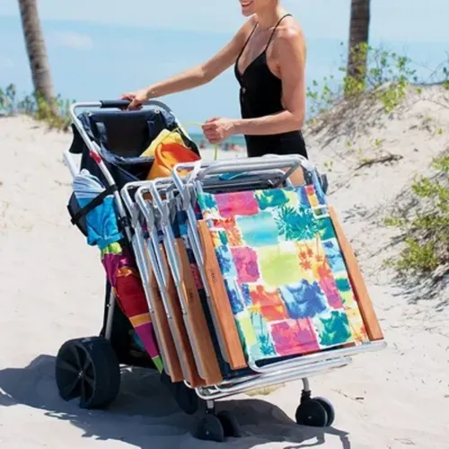 Heavy-Duty, Easy-Glide Cart for Beach Gear and Essentials