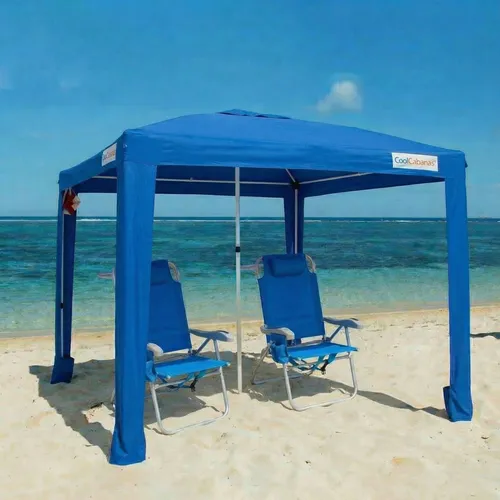 Couples Beach Bundle: 2 Chairs & CoolCabana Shade