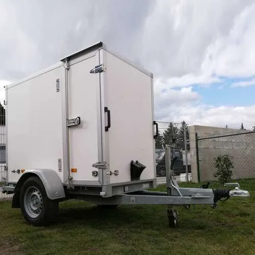 Kofferanhänger klein, gebremst (5e)