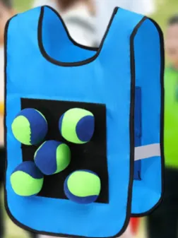 6 Sticky Dodgeball Velcro Vests - Velcro Ball (Rental)*