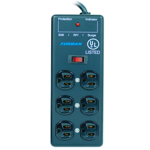 Furman 6-Outlet Surge Suppressor Strip