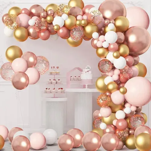 Rose Gold - Balloon Garland - By the Foot