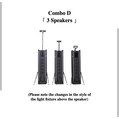 K-ONE Audio System (With Built-In Lighting)  Combo D 「 3 Speakers 」