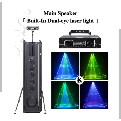 Main Speaker「 Built-In Dual-eye laser light 」