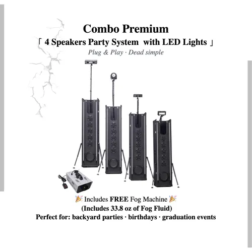 Combo Premium 「4 Speakers & Built-In All Lighting」