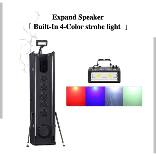 Expand Speaker「 Built-In 4-Color strobe light 」