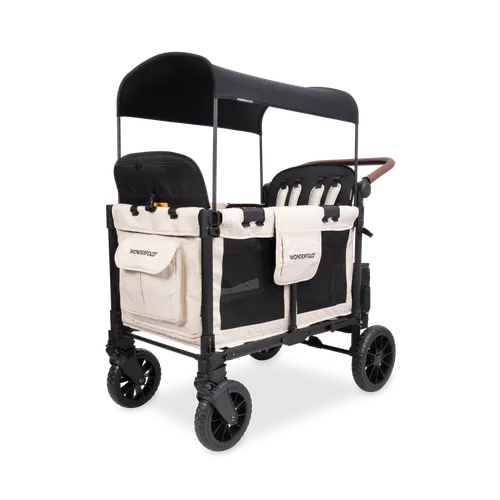 WonderFold W Luxe Pro Stroller Wagon (Sandy Beige) 