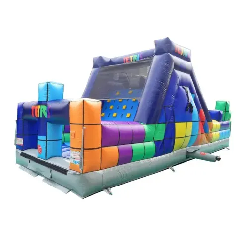 Tetris® Sticky Wall + 30ft Rock Climb & Slide