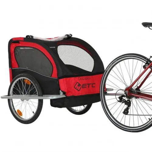 Adult Bike + Doppio Childs Trailer