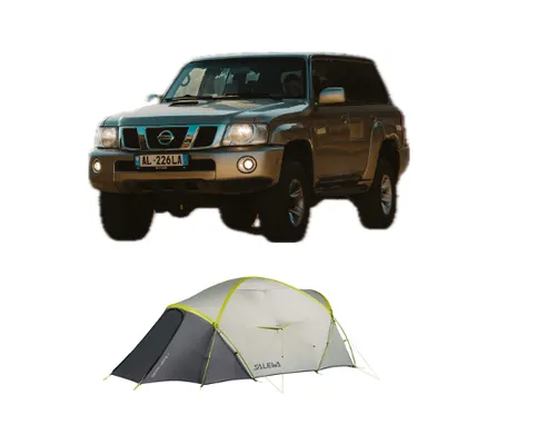 Nissan Patrol with Ground Tent
