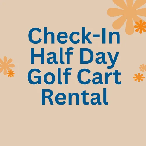 Golf Cart- Check-In Day Only 