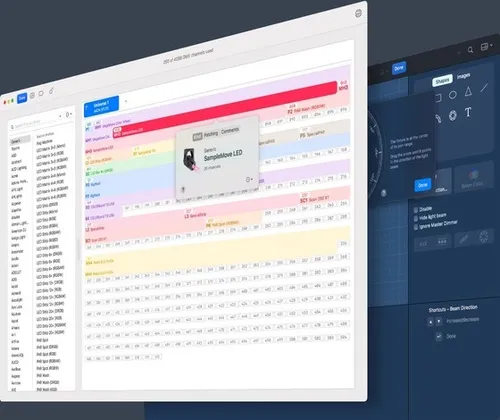 Macbook Air with LightKeyApp 512 channel license 