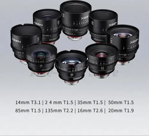XEEN Primes Lens Kit EF 24mm/35mm/50mm/85mm/135mm T1.5
