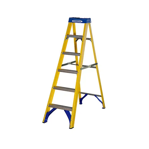 Werner Fibreglass Step Ladder 6 Tread