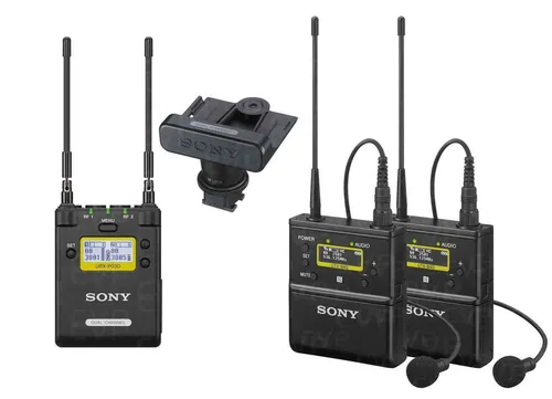 Sony URX-P03D UWP-D21 Dual Radio Mic Kit