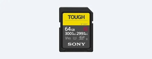 Sony SF-G Series TOUGH UHS-II  64GB SD Memory Cards