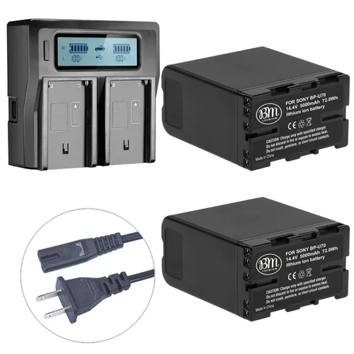 Kamerabatteri oplader - kan oplade 2 batterier (3)