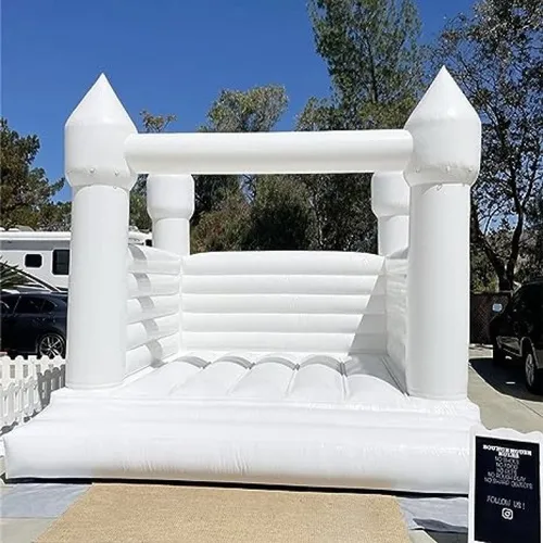 Luxury White Bounce House