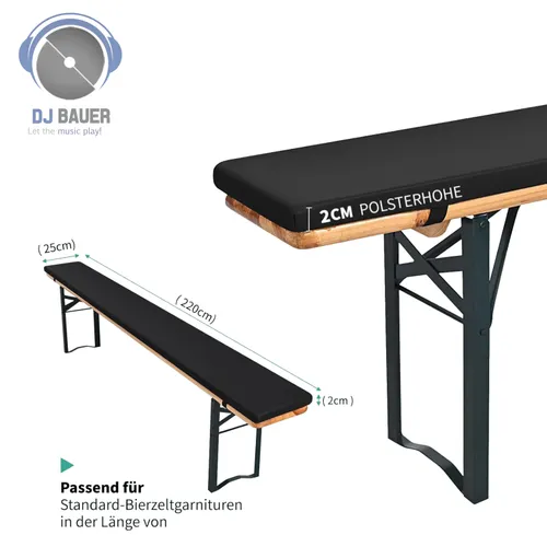 Bierzeltganitur-Polster (2er Set)