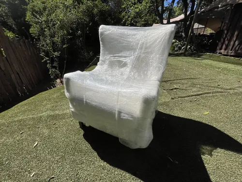White Kilimanjaro Wingback Chair