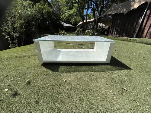 White Coffee Tables Glass Top