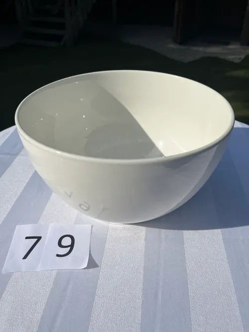 Harvest / Buffet - Porcelain Bowl Edge Rim - Large