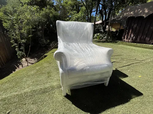 White Wingback Chair
