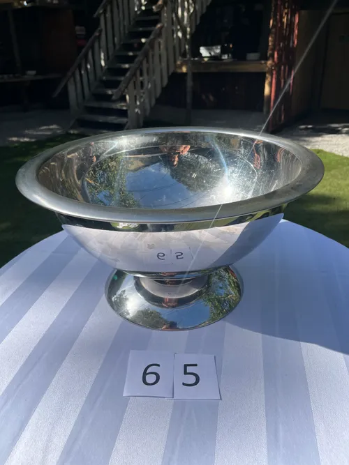 Champagne Cooler / Drinks Bath - Round Stainless Flat Rim - LRG