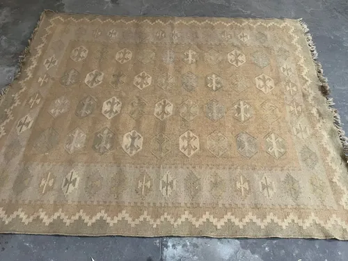 Carpet Rug - Tan Afghan