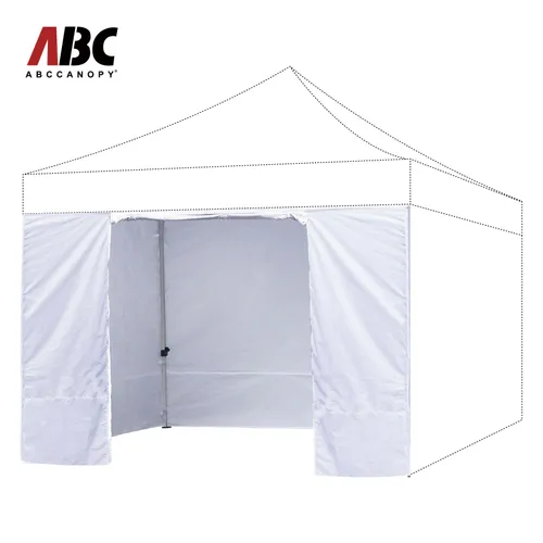 Gazebo/Marquee side walls 4m x2.3m (White)