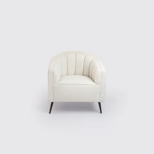 White Occasional Chair
