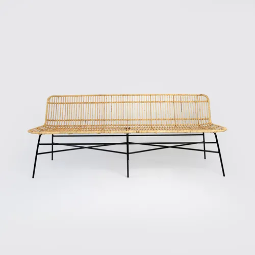 Rattan Bench 4 Seater