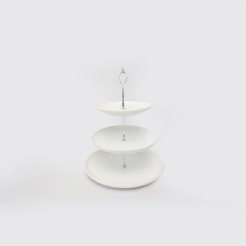 3 Tier Serving Platter Porcelain