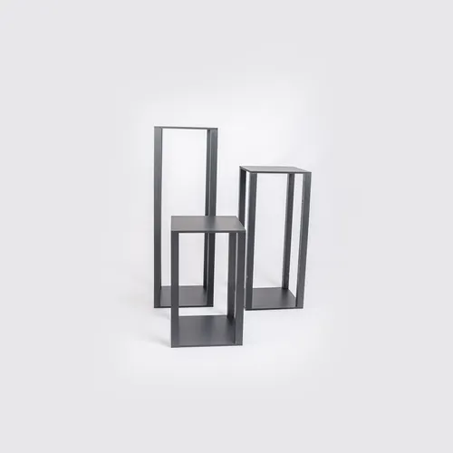 Wooden Frame Plinths Black