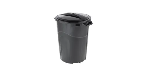 Black  DayGo 32 Gallon Heavy Duty Plastic Garbage Can