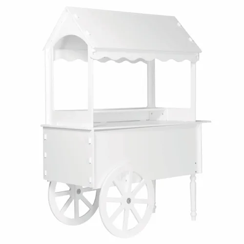 White Candy Cart