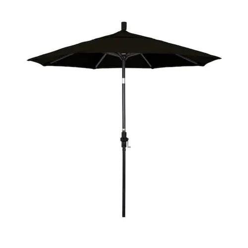 7.5 ft black patio umbrella with Base