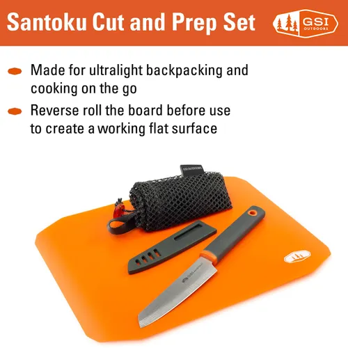 Cutting Board and Knife 