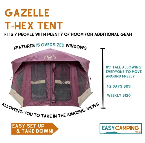 Tent ( 7 person) - Gazelle T Hex Hub